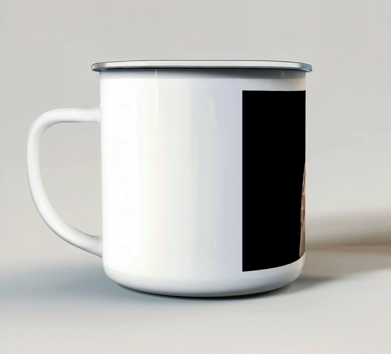 Tyto alba tazza in smalto da Matěj Kašpar Jirásek