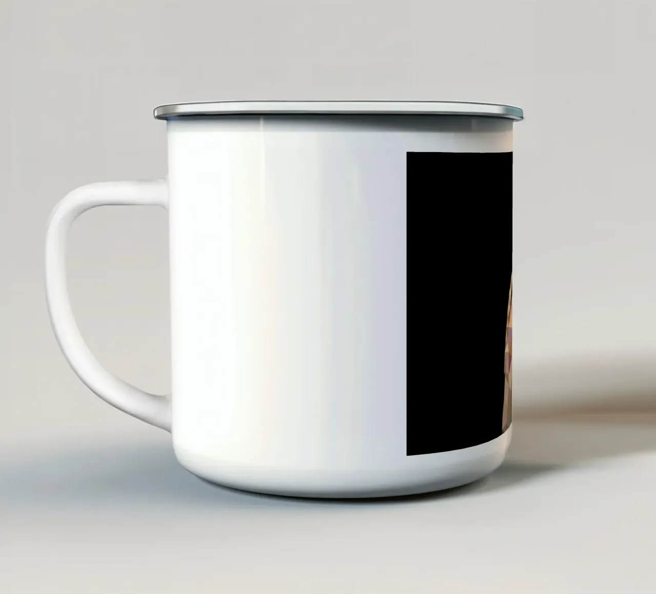Tyto alba tazza in smalto da Matěj Kašpar Jirásek