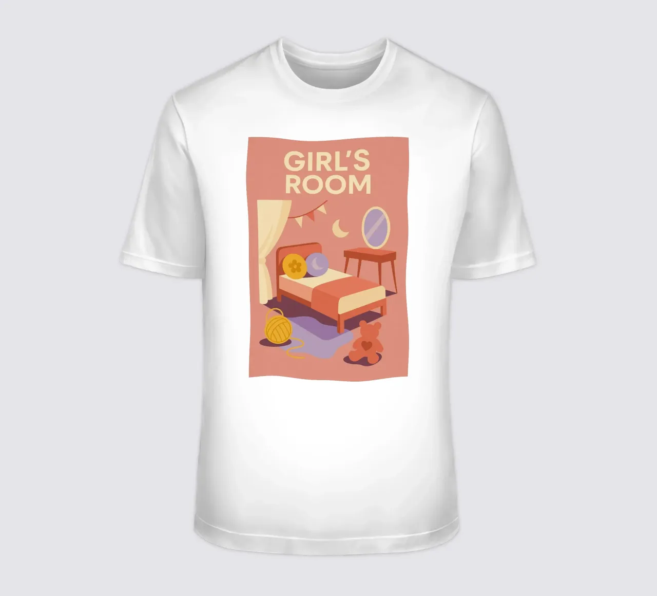 CAMERA DEI RAGAZZI - Una camera dolcissima t-shirt da So Cute Land - Affiches et posters