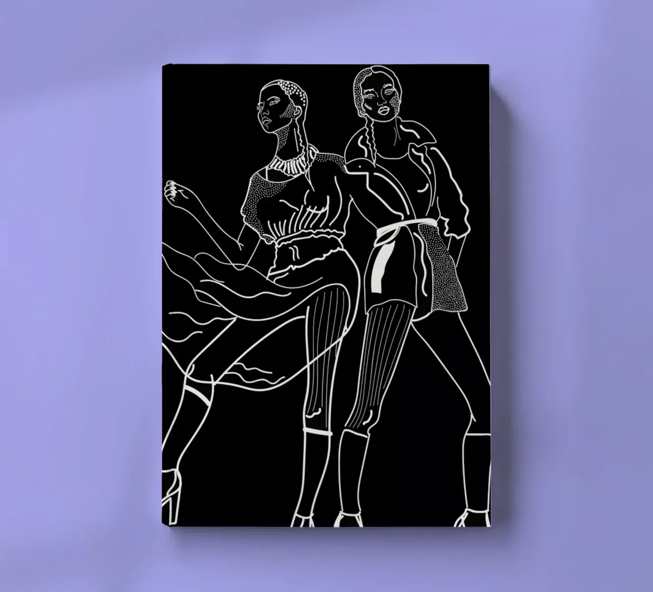 We Are Models Black And White carnet de notes de Killin Studio