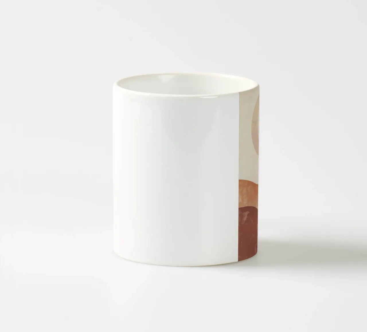 Boho Maan Herfst Aards Minimal Spiritueel Landschap Kunst keramische mok van Gentle Echoes Art