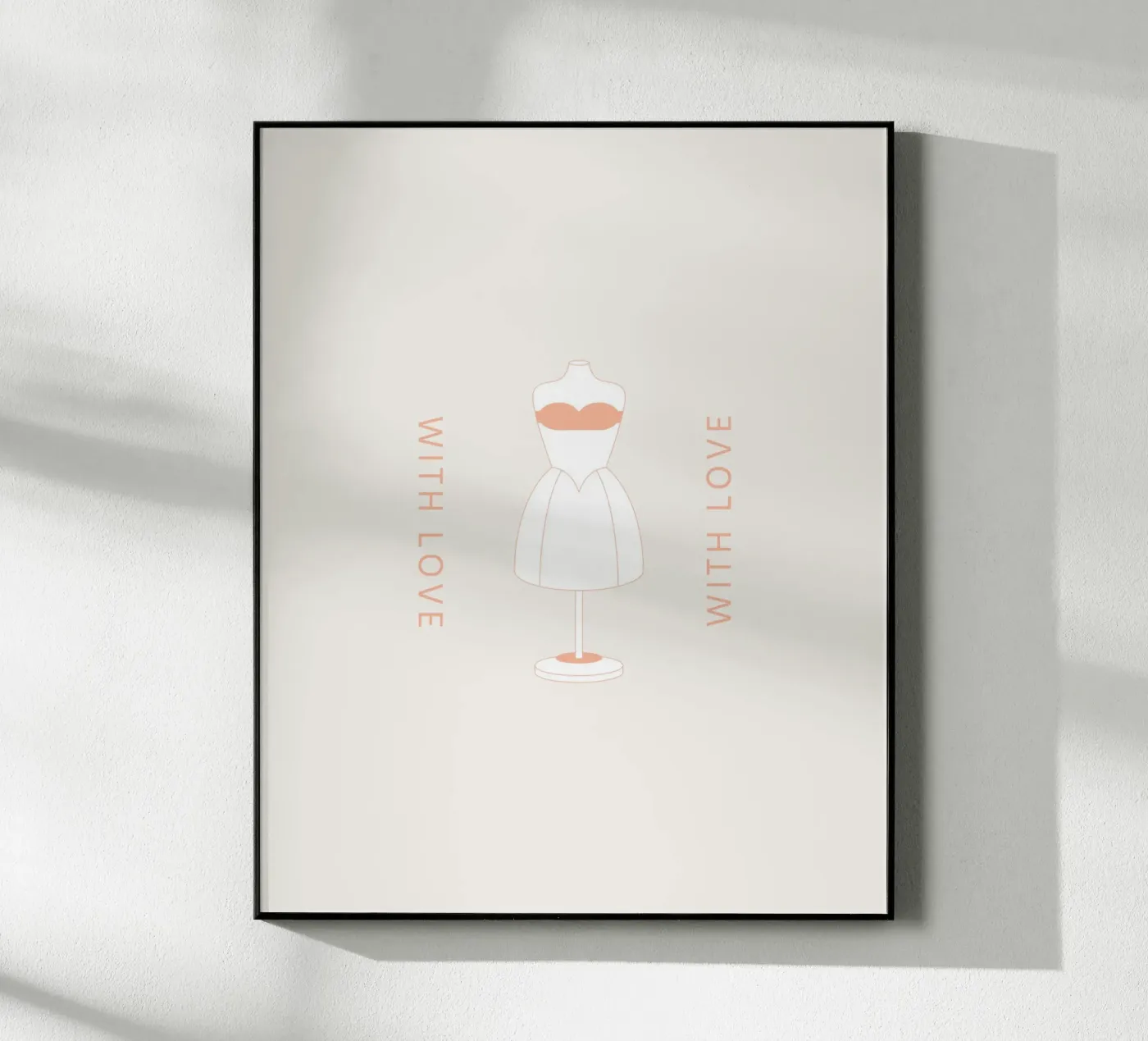 Avec amour plexiglas de janamossmann