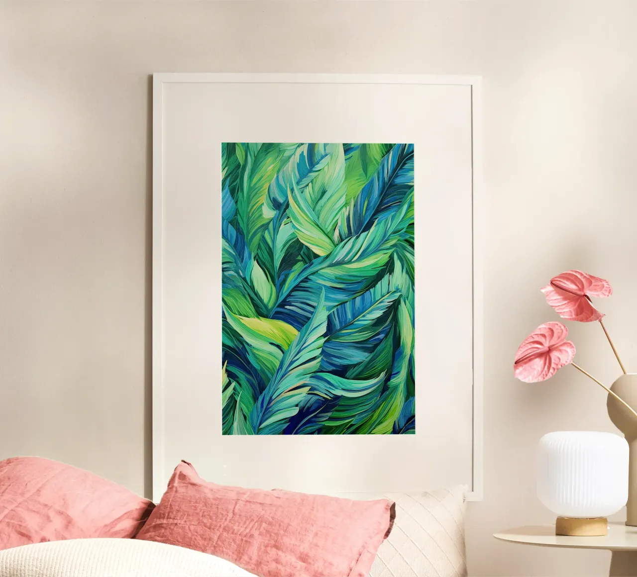 Arte da parete di Imagine poster con telaio in plastica da Imagine
