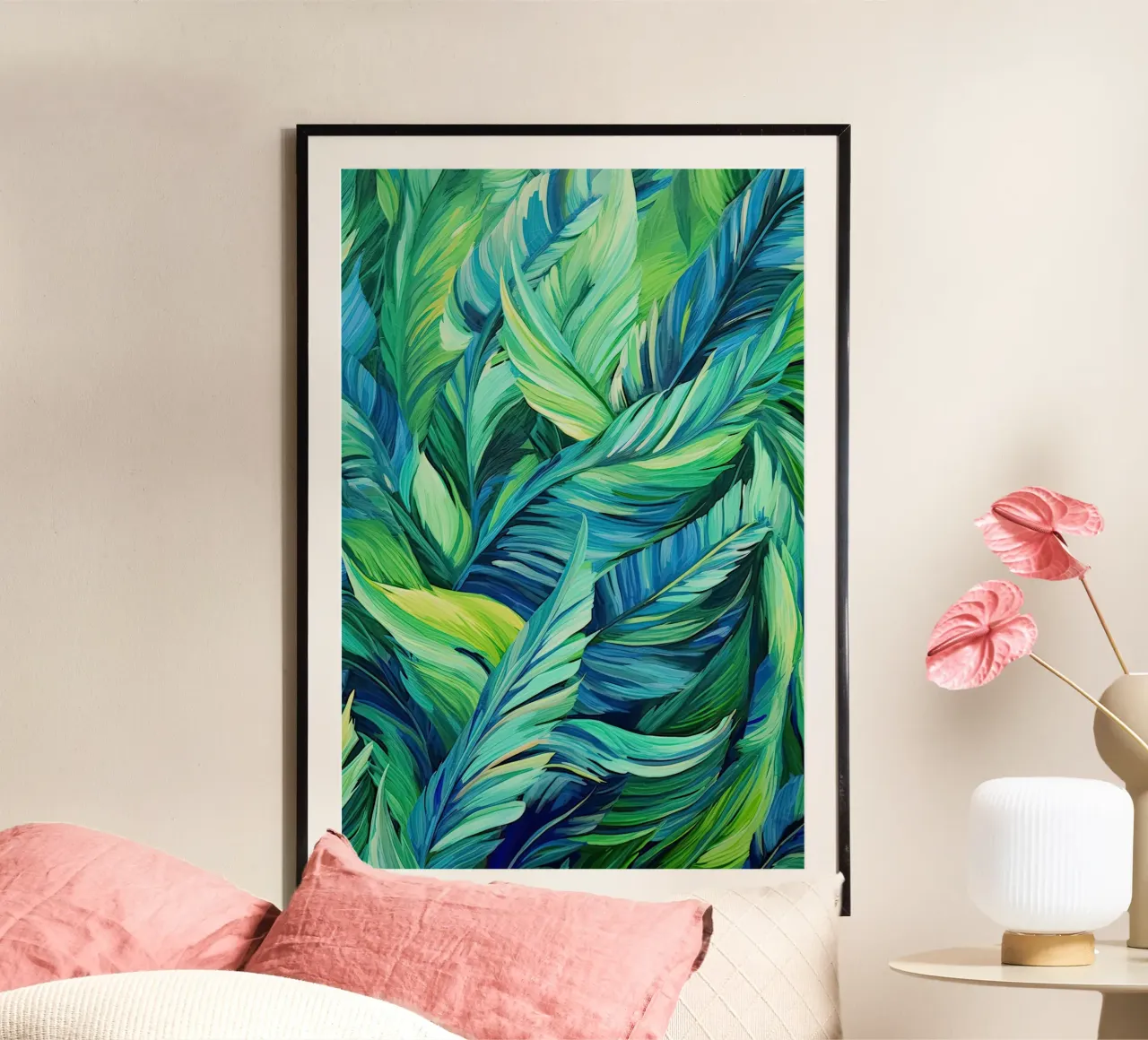 Arte da parete di Imagine poster con telaio in plastica da Imagine