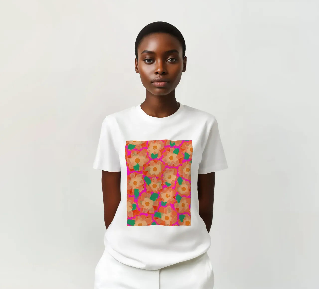 Light Orange Blossoms t-shirt by treechild