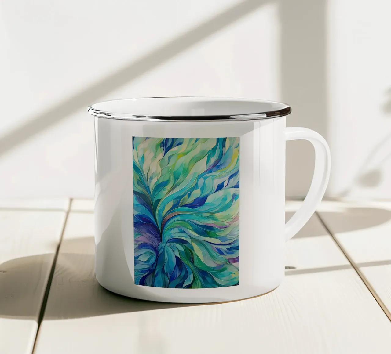 Arte da parete di Imagine tazza in smalto da Imagine