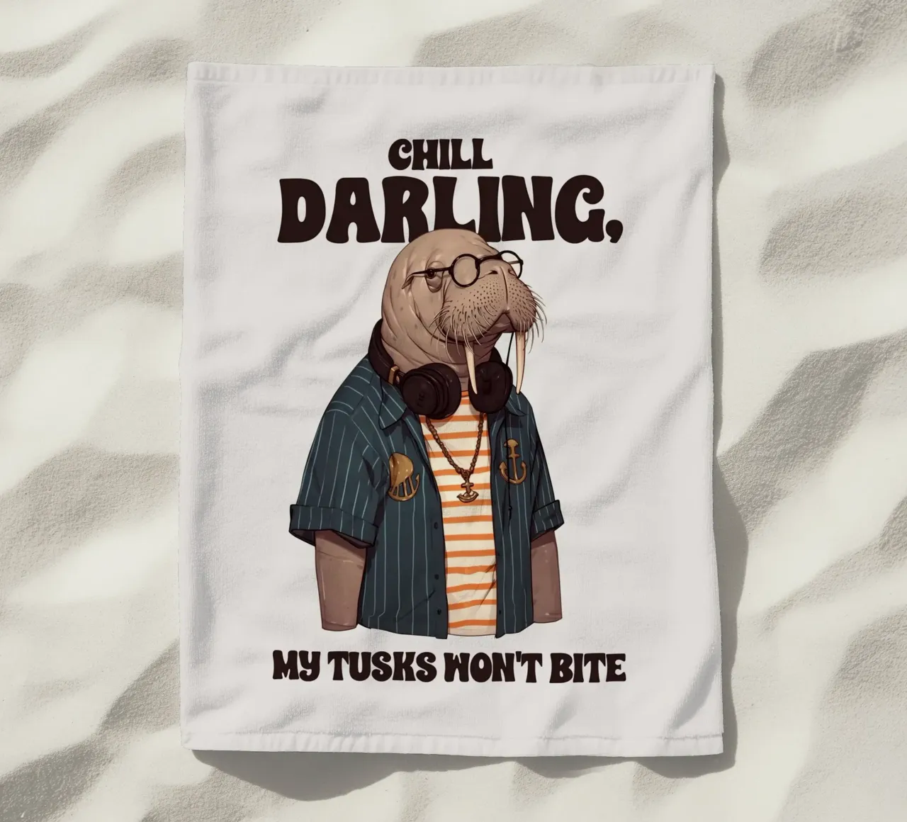 Chill darling telo mare da 2toastdesign