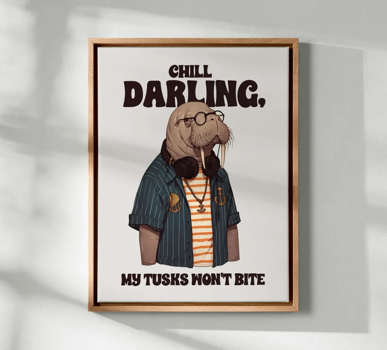 Chill darling tela con Cornice a cassetta da 2toastdesign