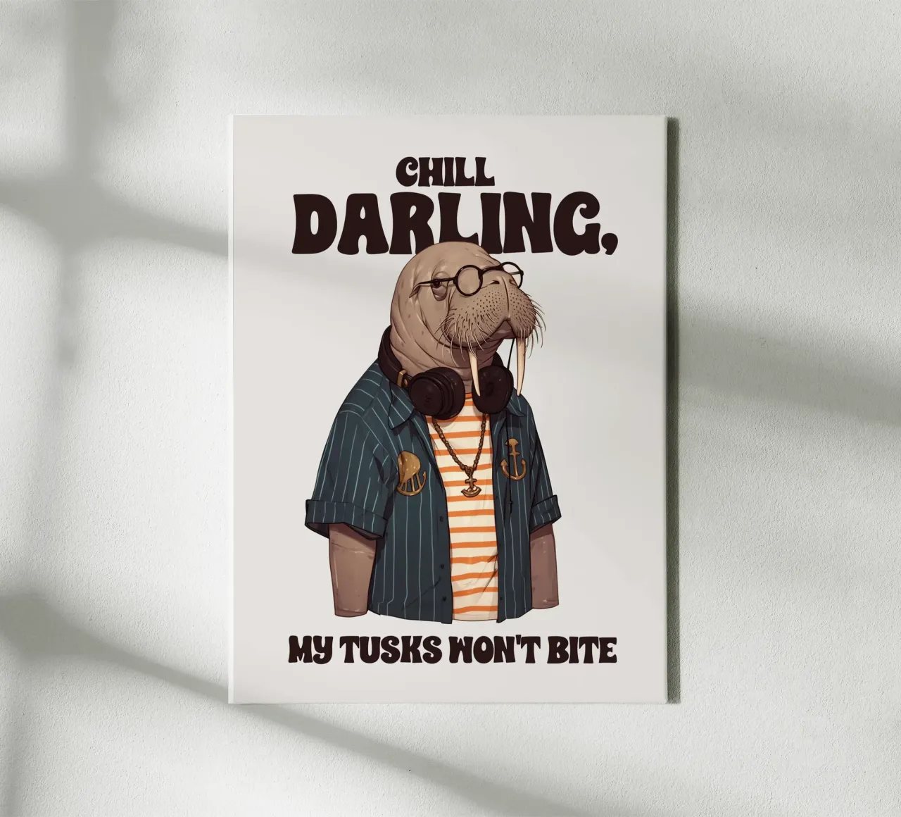 Chill darling tela con Cornice a cassetta da 2toastdesign