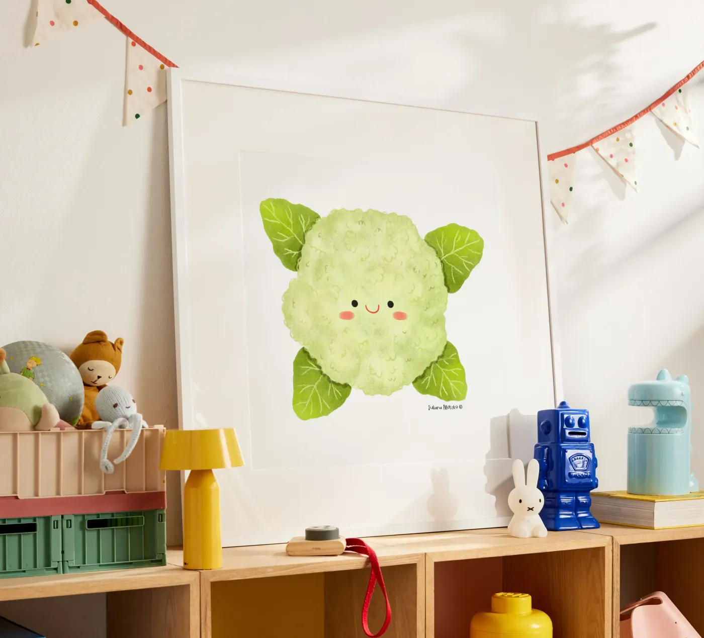 Cauliflower poster by julianamotzko