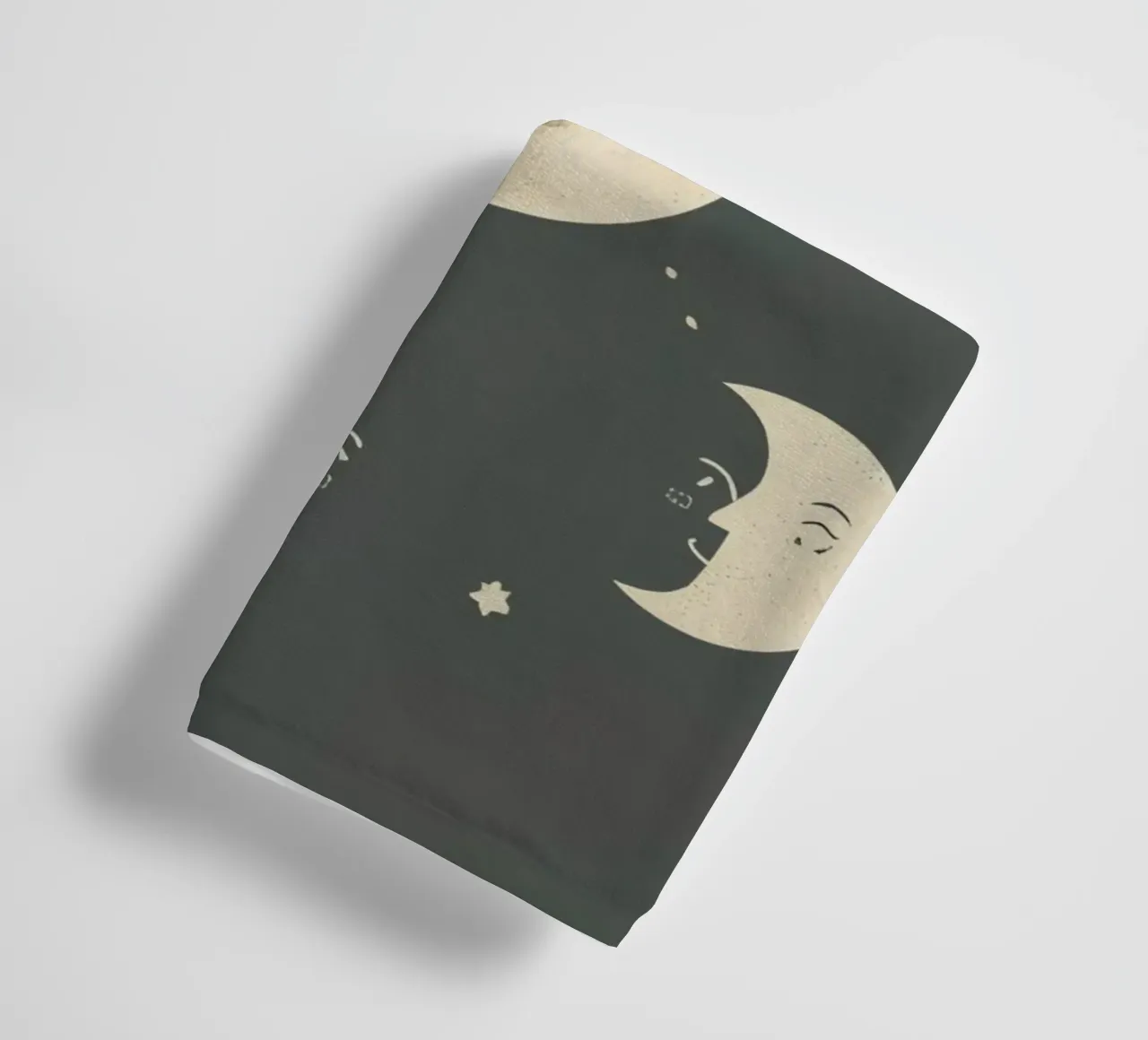 Moon faces shows full moon at center asciugamano da bagno da DesignDoodle