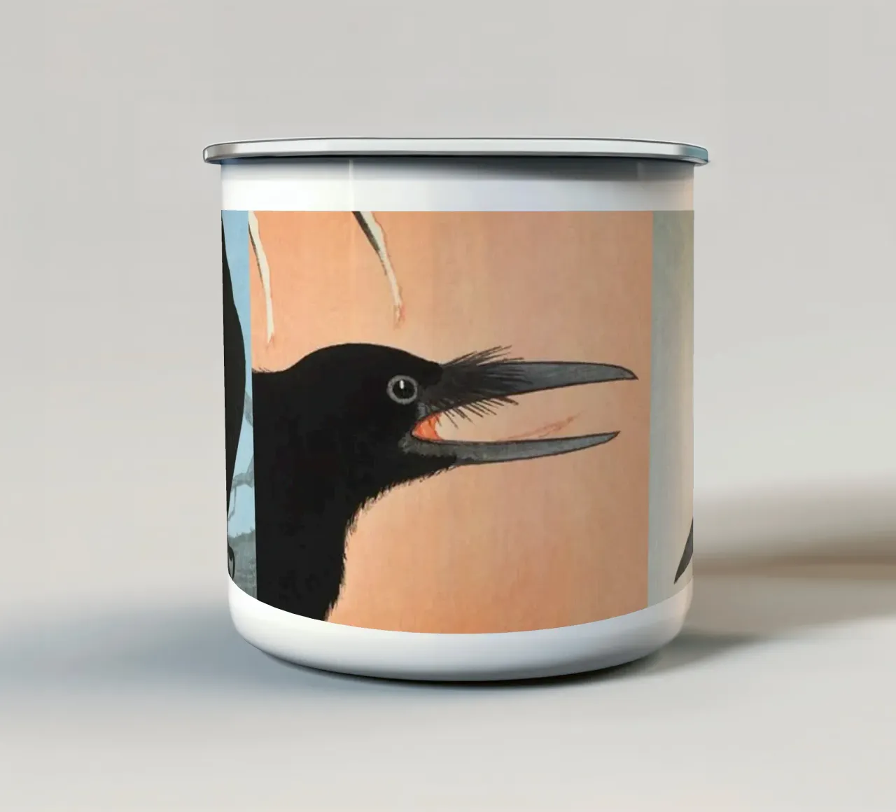 Moord, maanlicht & minimalisme | Press Play Kunstdruk emaille mok van Press Play Art Prints