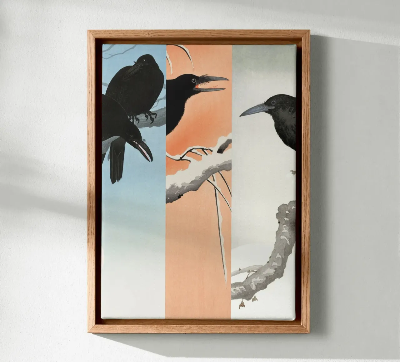 Moord, maanlicht & minimalisme | Press Play Kunstdruk canvas van Press Play Art Prints