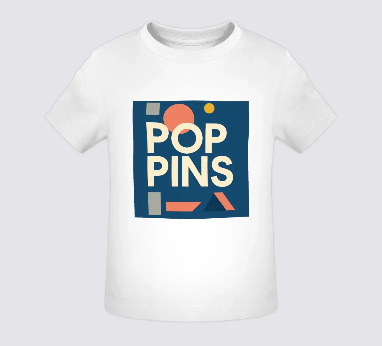 POP PINS - Fuentes alegres y formas divertidas camiseta de bebé de Art Typo Essentiel