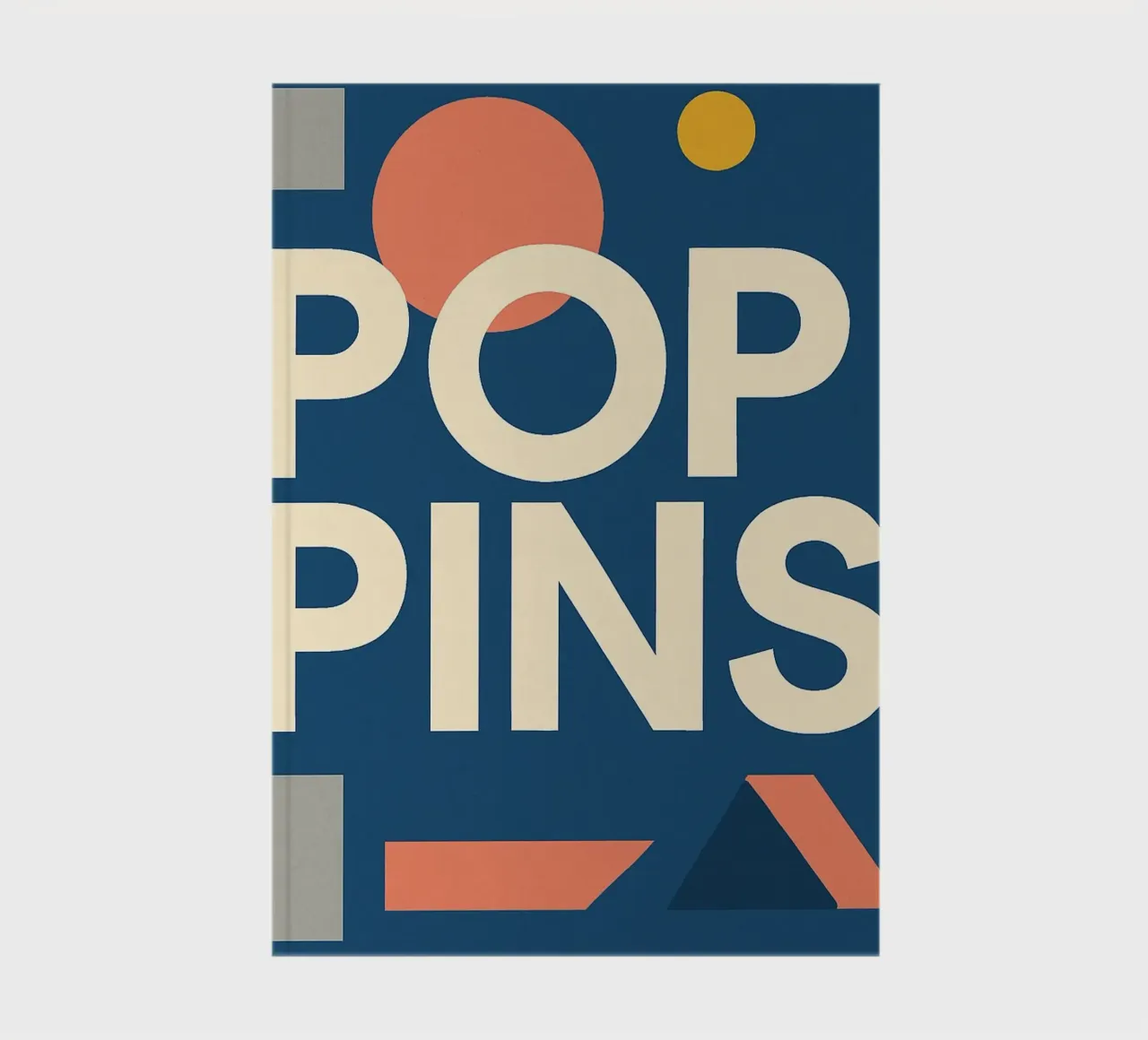 POP PINS - Happy fonts and playful shapes notebook by Art Typo Essentiel