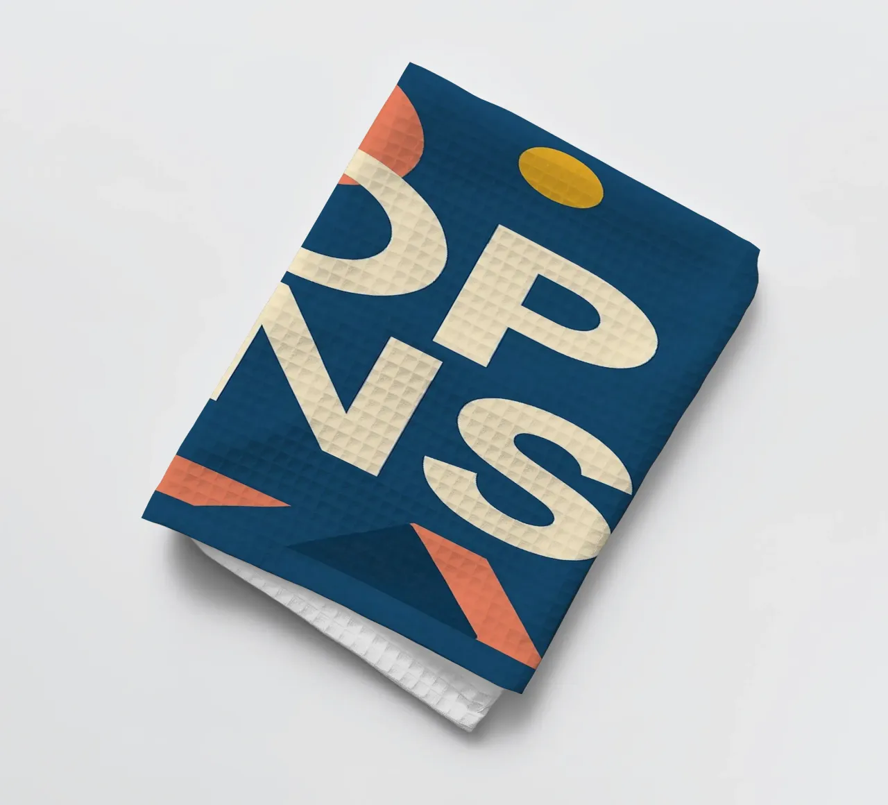 POP PINS – Typo joyeuse et formes ludiques torchon de Art Typo Essentiel