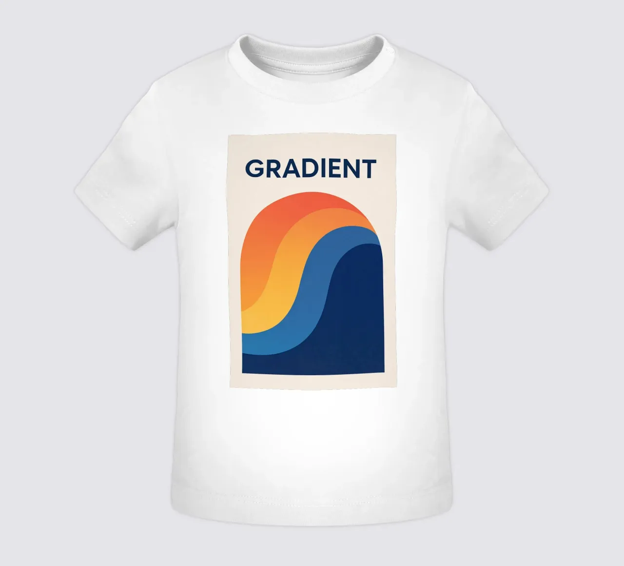 GRADIENTE - Armonia in gradazione maglietta neonato da Art Typo Essentiel