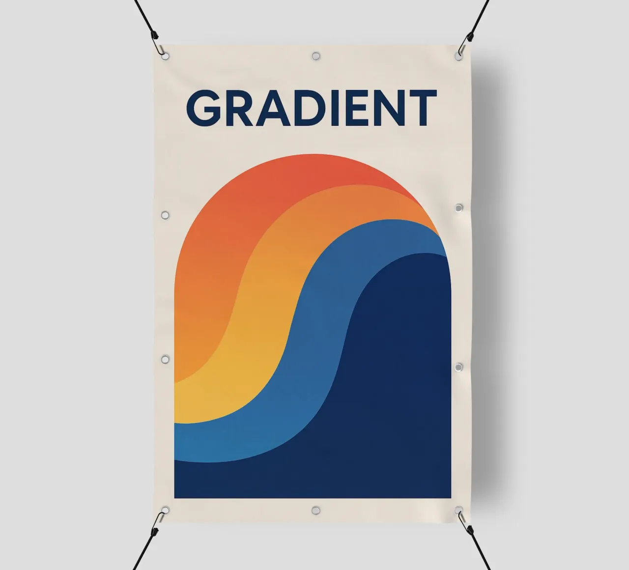 GRADIENTE - Armonia in gradazione telo in pvc da Art Typo Essentiel