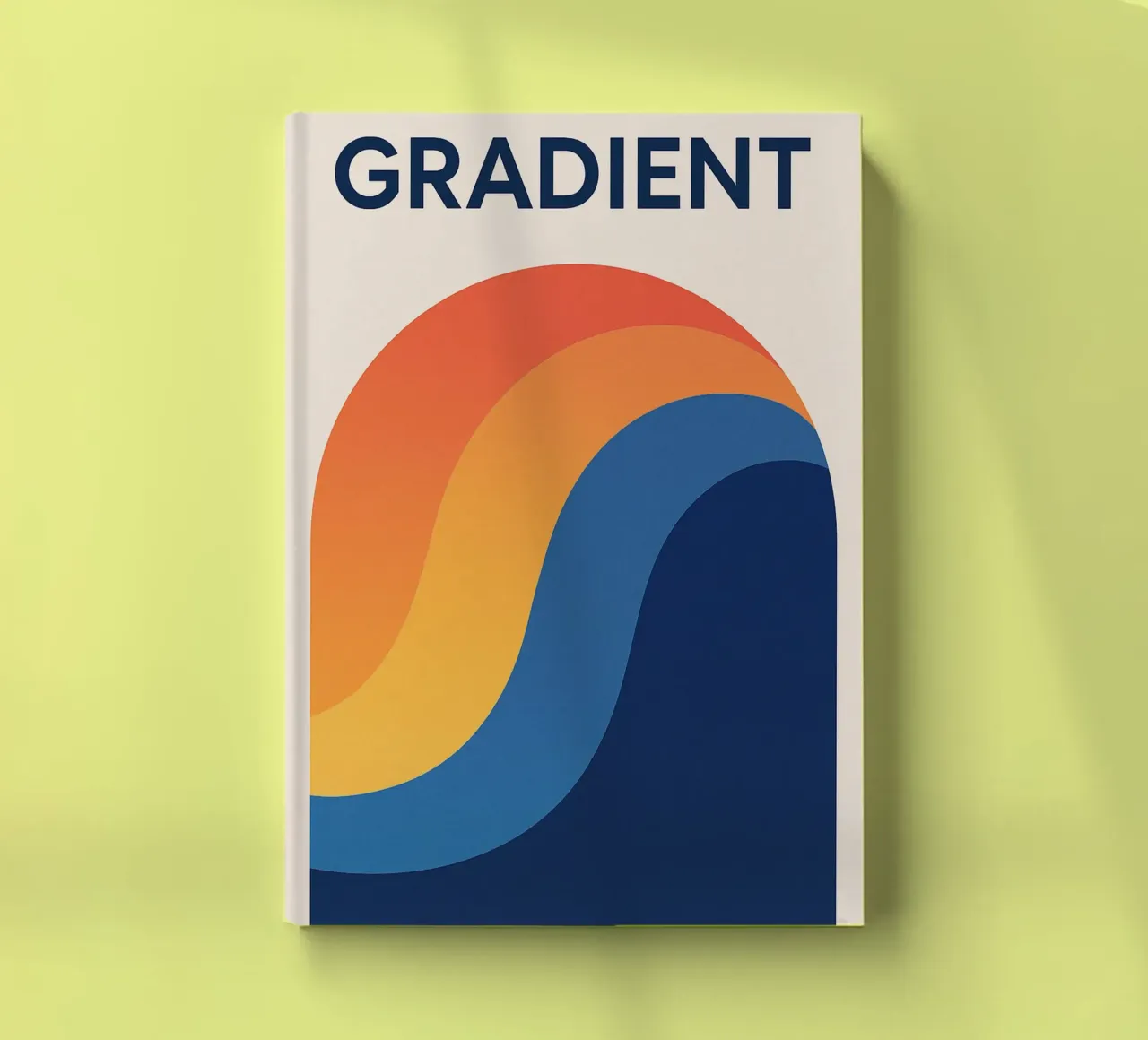 GRADIENT - Harmony in gradation notebook by Art Typo Essentiel