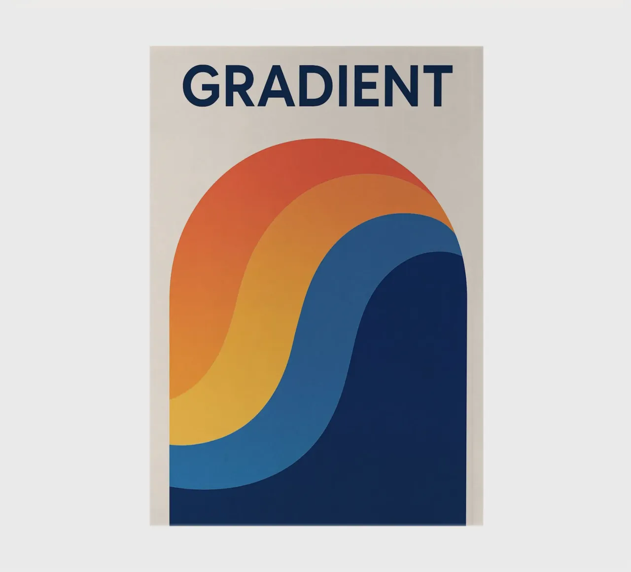 GRADIENT - Harmony in gradation notebook by Art Typo Essentiel