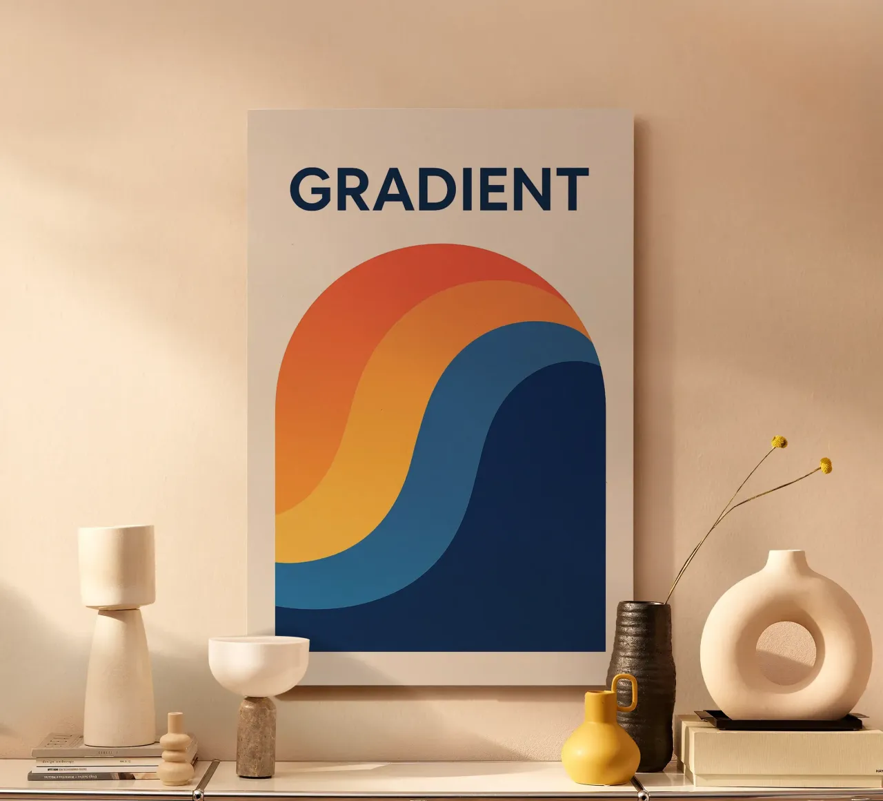 GRADIENTE - Armonia in gradazione alluminio dibond da Art Typo Essentiel