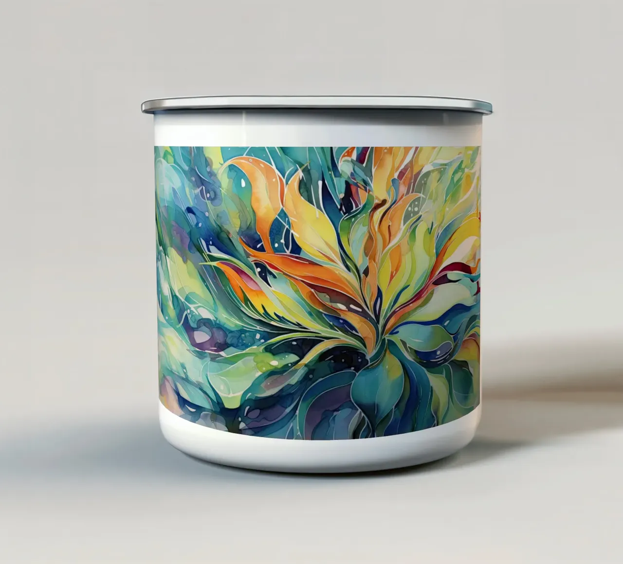 Arte da parete di Imagine tazza in smalto da Imagine