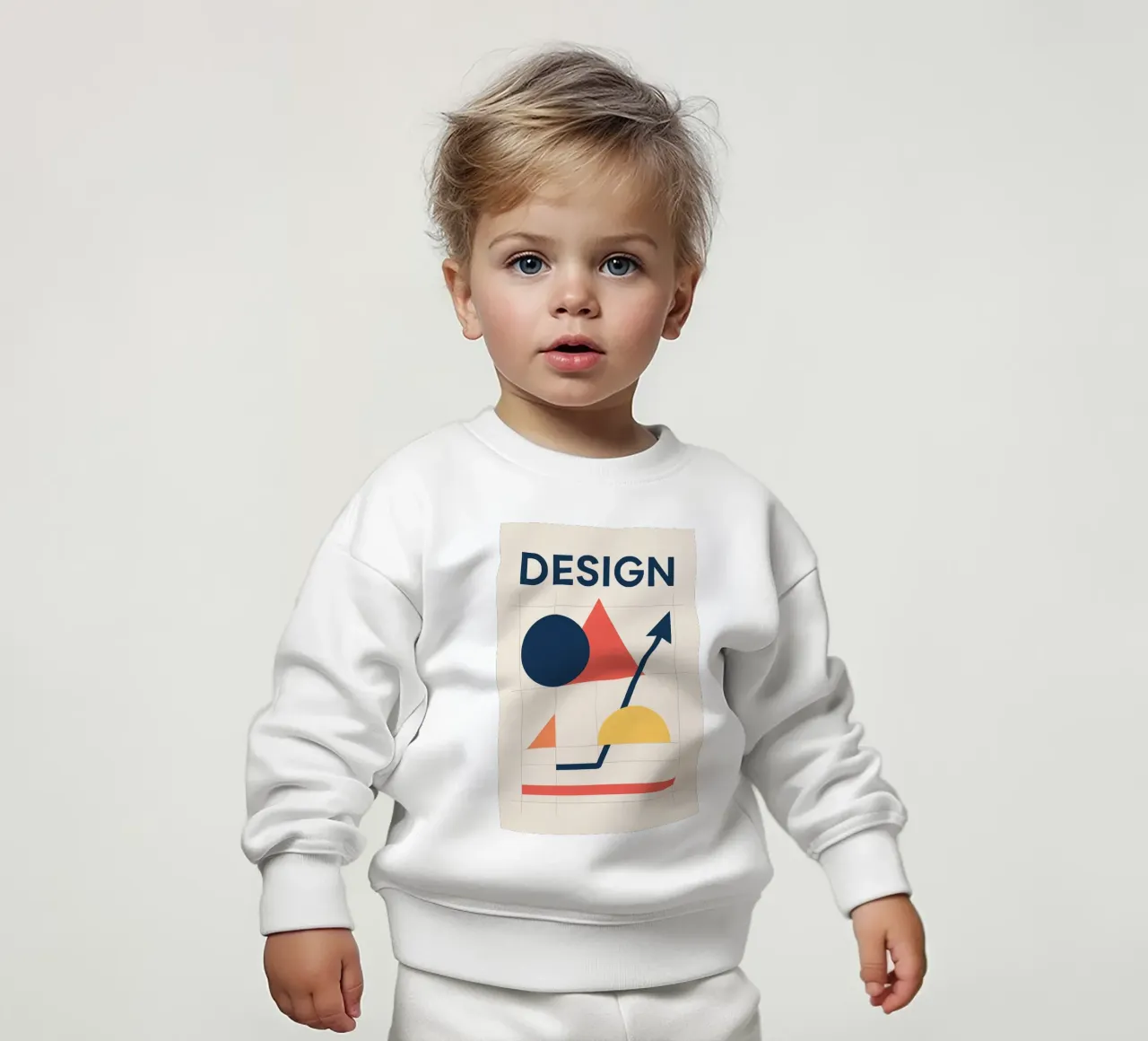 DESIGN - The art of meaning and form baby sweatshirt by Art Typo Essentiel