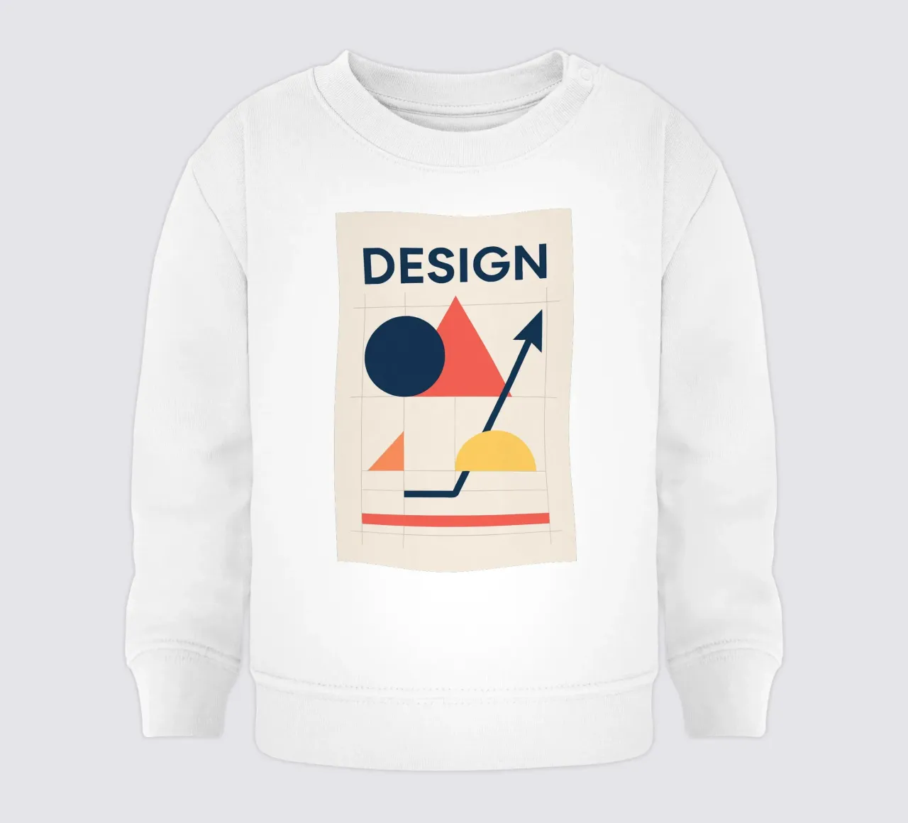 DESIGN - The art of meaning and form baby sweatshirt by Art Typo Essentiel