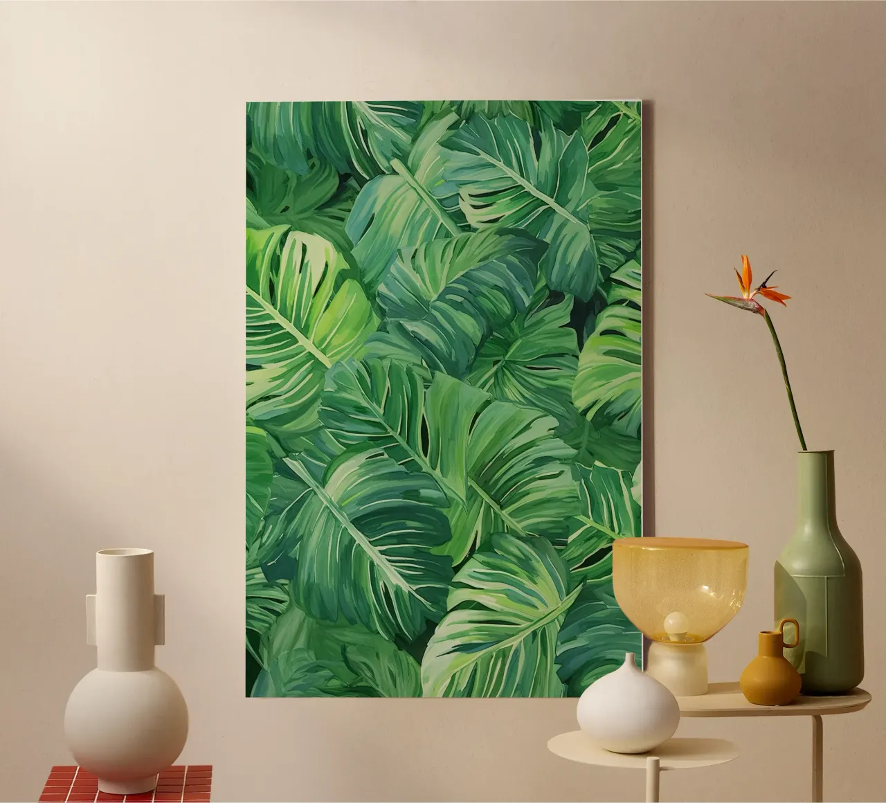 Muurkunst van Imagine canvas met Baklijst van Imagine