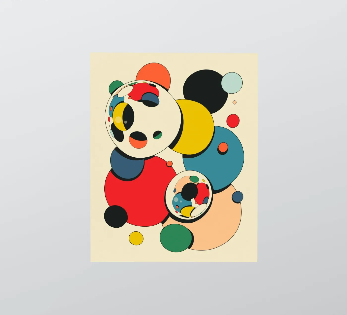 RÉFLEXIONS (3) autocollant de Jazzberry Blue