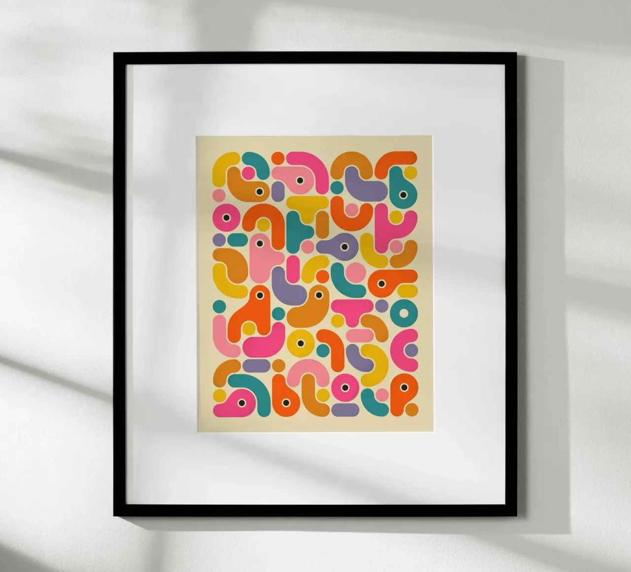 GEOEMETRIA (9) poster con telaio in plastica da Jazzberry Blue