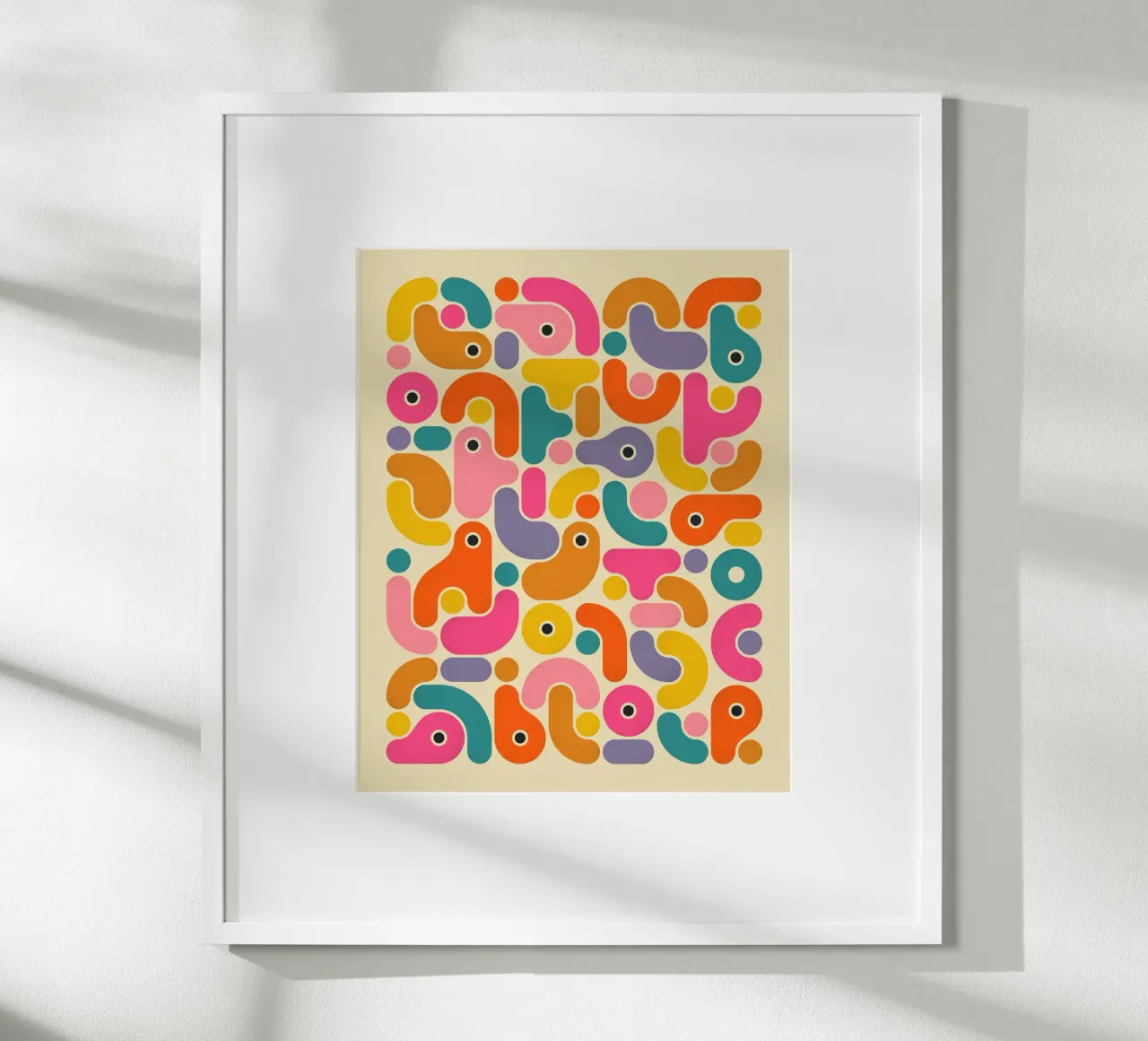 GEOEMETRIA (9) poster con telaio in plastica da Jazzberry Blue