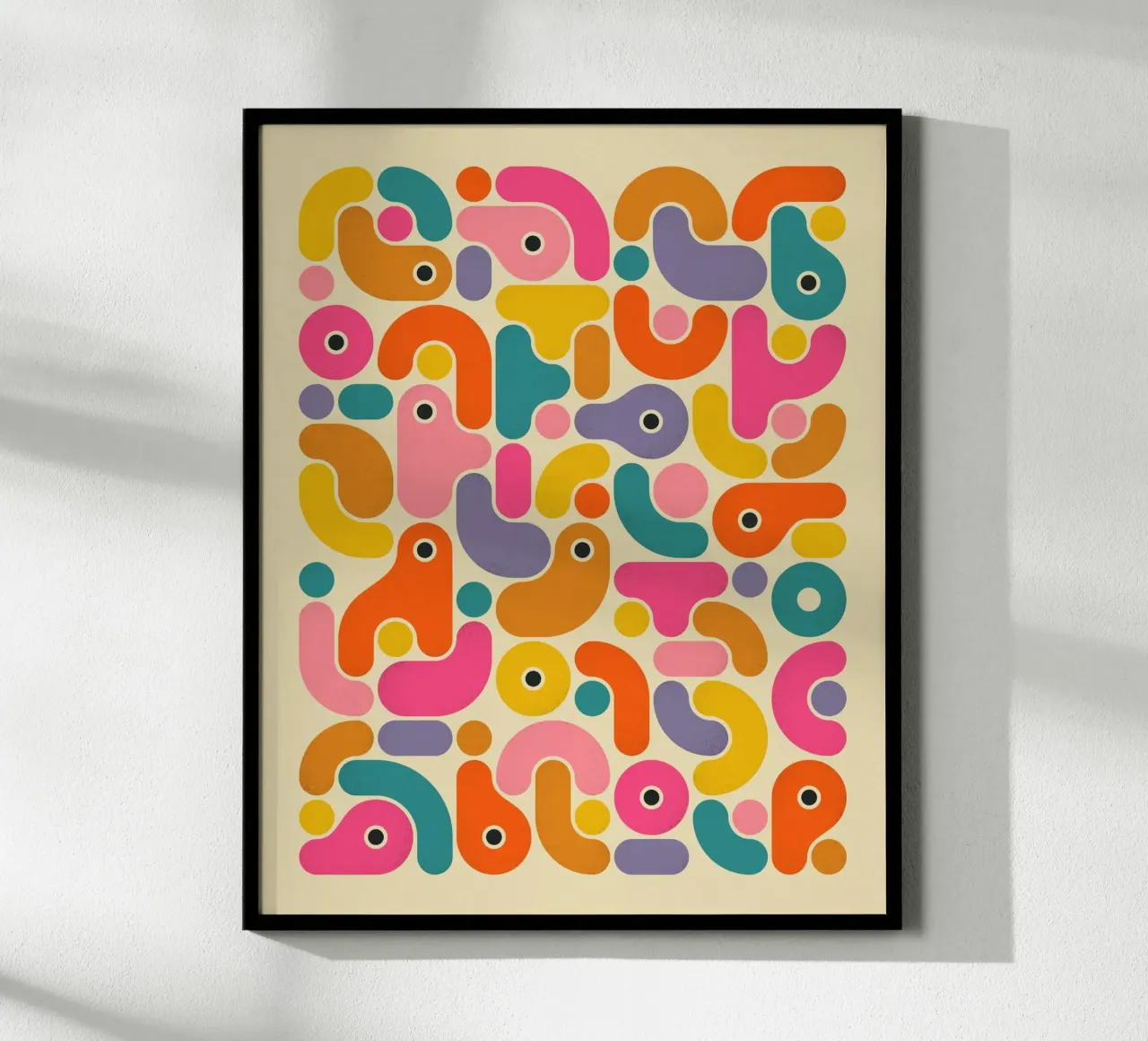 GEOEMETRIA (9) poster con telaio in plastica da Jazzberry Blue