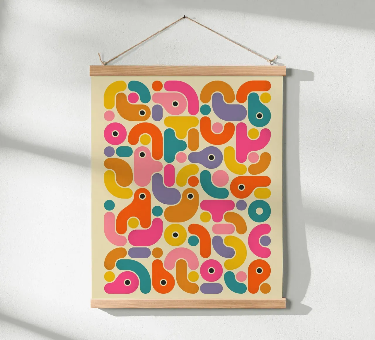 GEOEMETRIA (9) poster con telaio in plastica da Jazzberry Blue