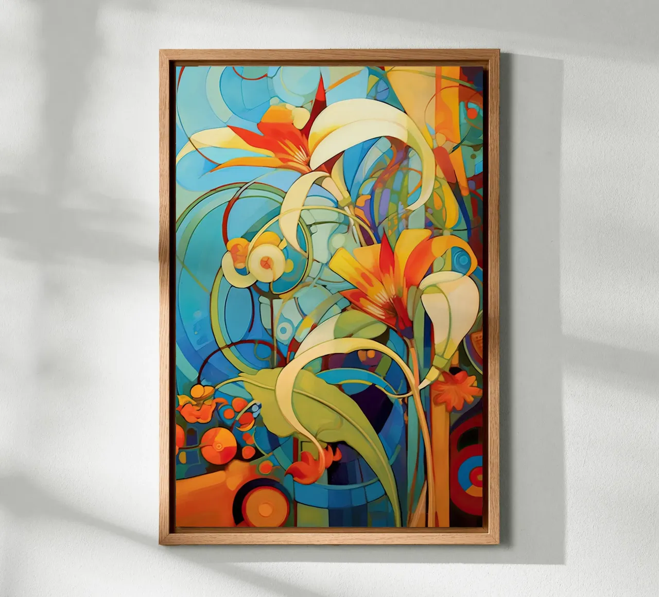 Muurkunst van Imagine canvas met Baklijst van Imagine