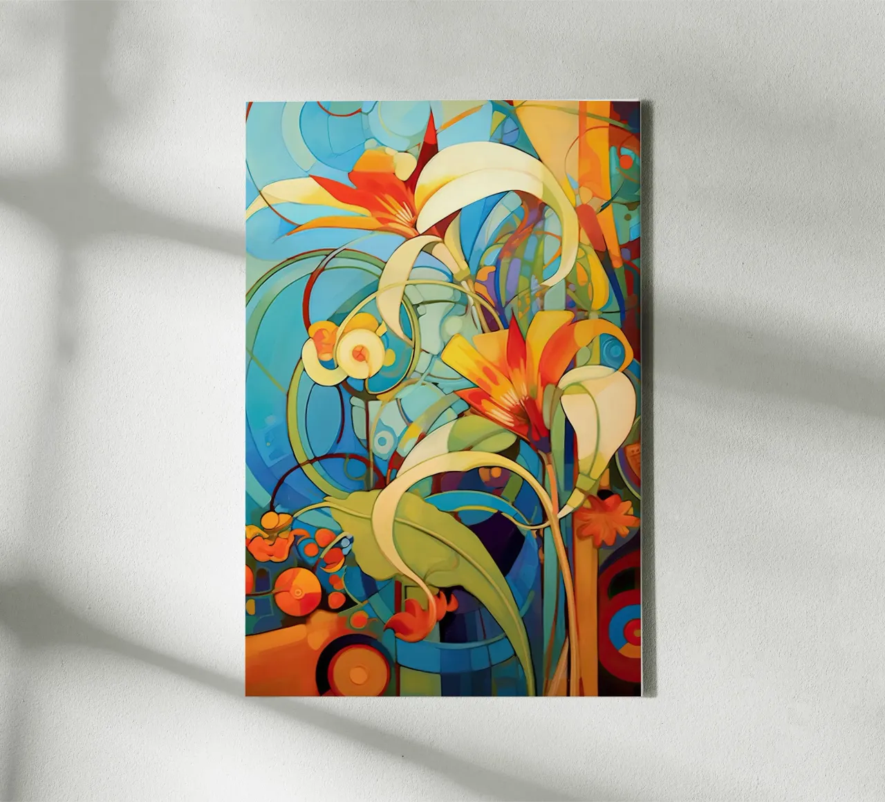 Muurkunst van Imagine canvas met Baklijst van Imagine
