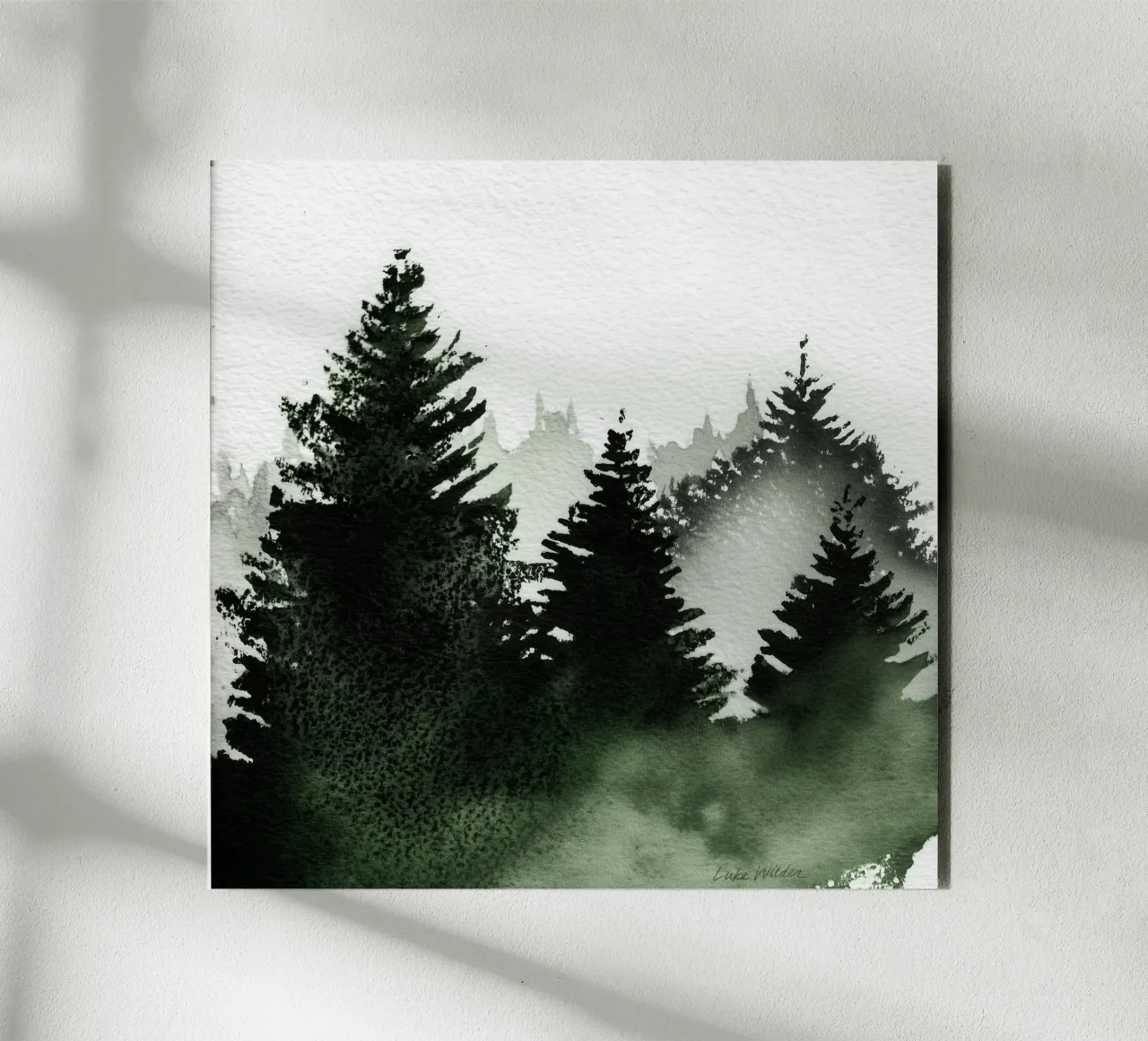 Emerald Quiet alluminio dibond da Luke Wilder Studio