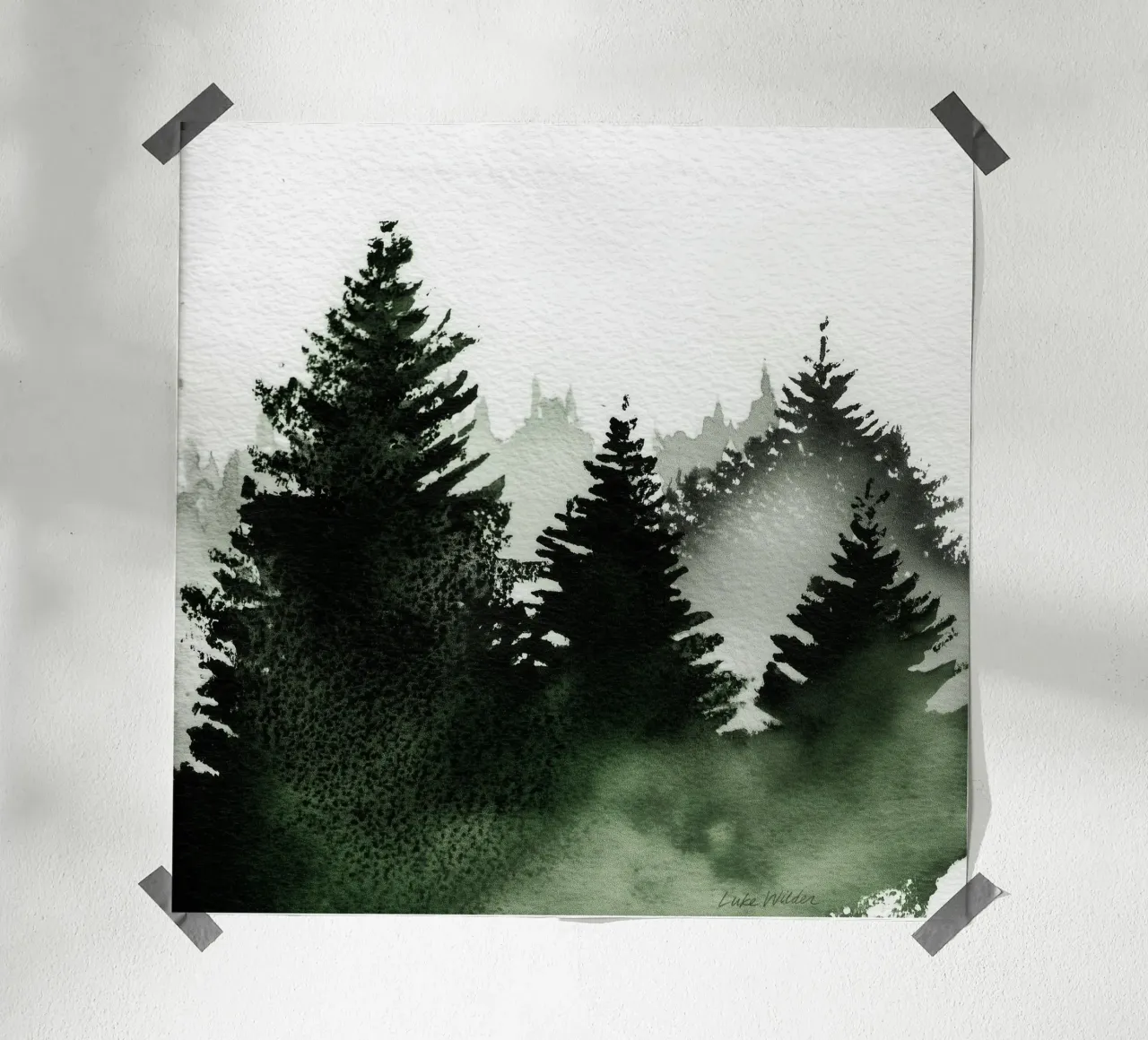 Emerald Quiet carta hahnemühle da Luke Wilder Studio