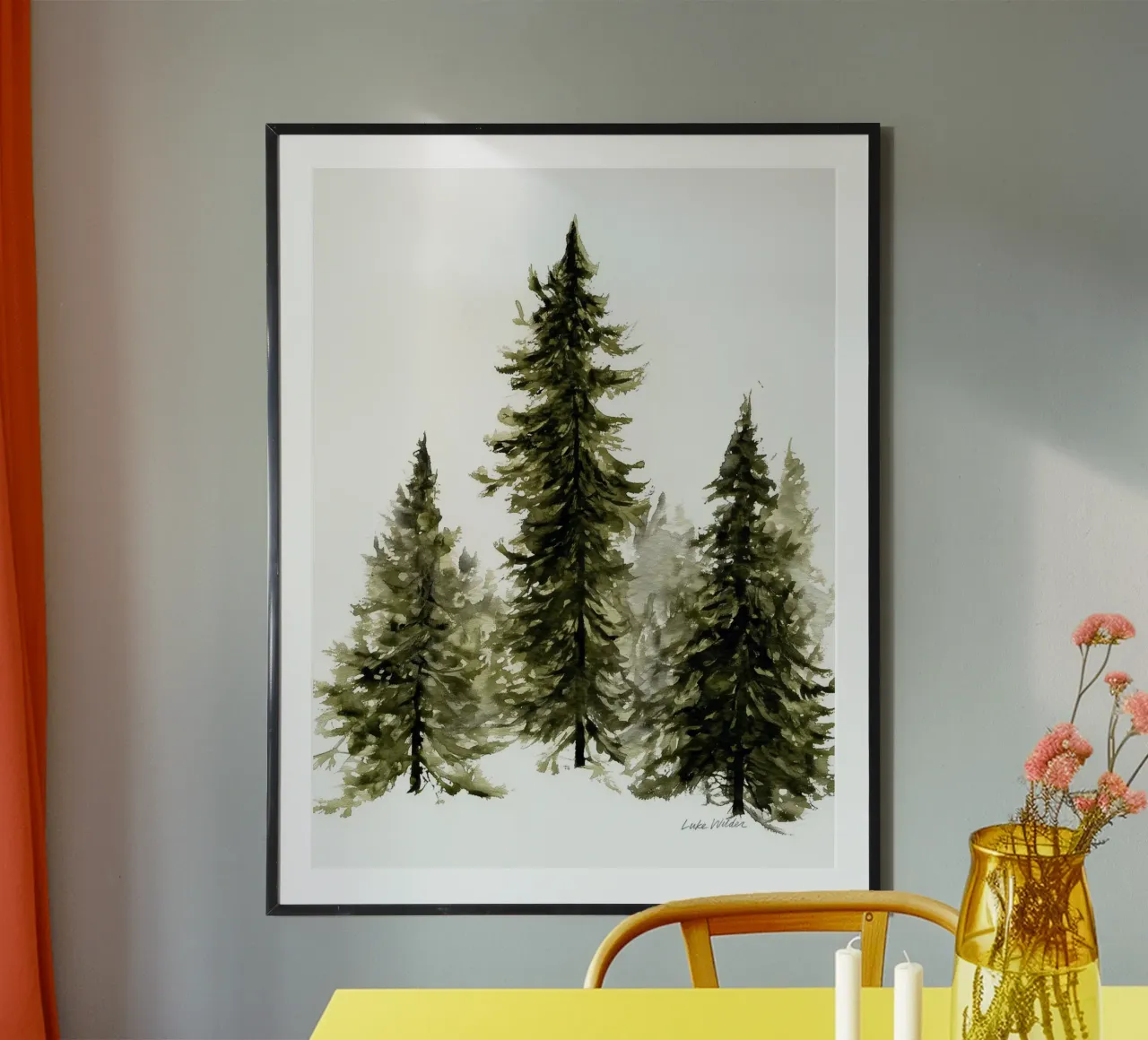 Stilles Wäldchen Poster von Louise Wilder Studio