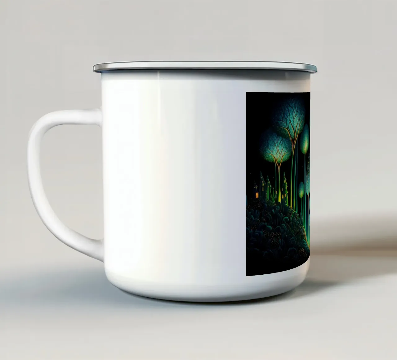 Arte da parete di Imagine tazza in smalto da Imagine