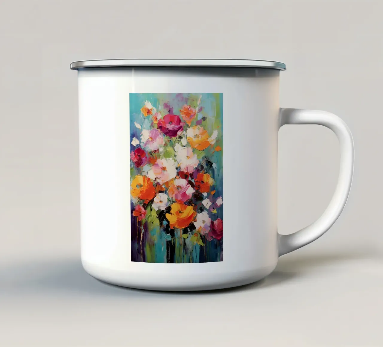 Arte da parete di Imagine tazza in smalto da Imagine