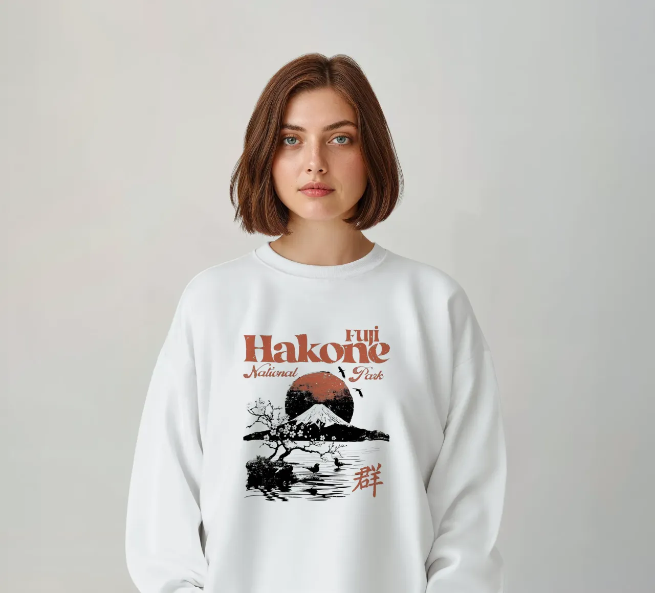 Fuji Hakone Park Sweatshirt von 2toastdesign