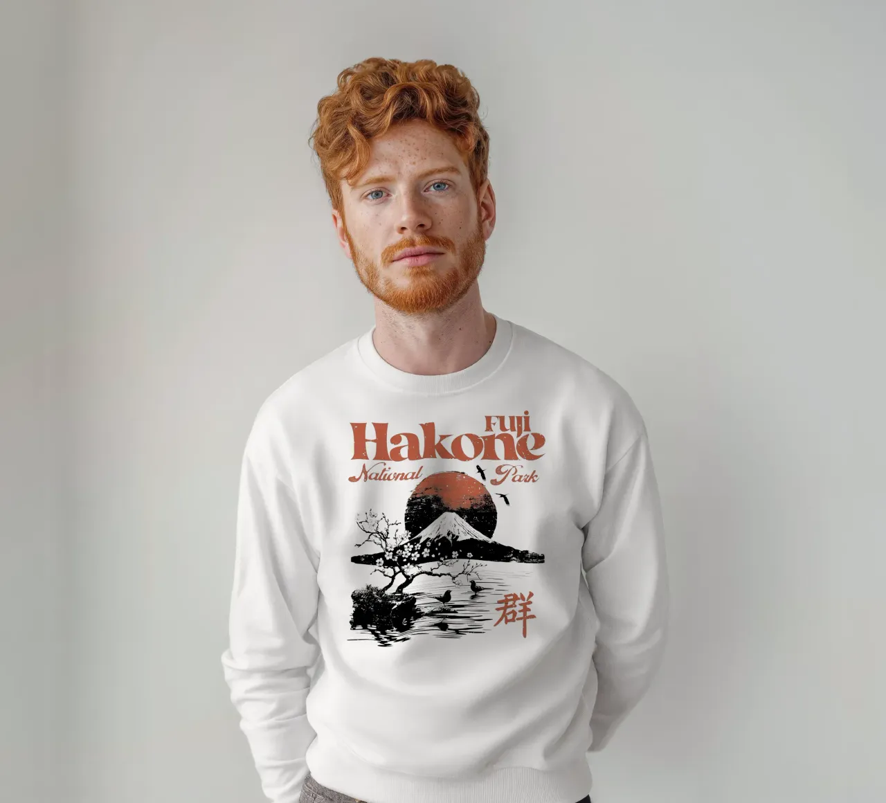Fuji Hakone Park Sweatshirt von 2toastdesign
