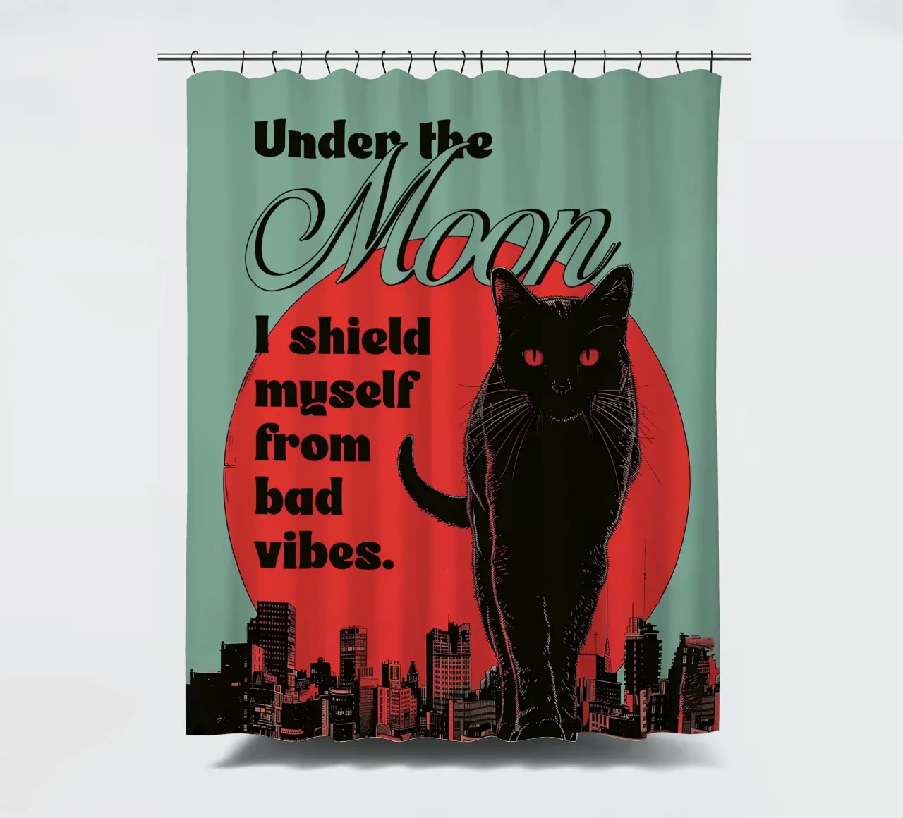 Under the moon tenda da doccia da 2toastdesign