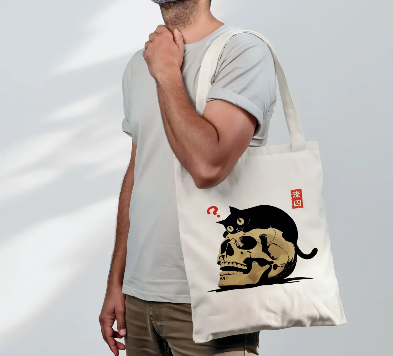 To meow or not to meow borsa in juta da 2toastdesign