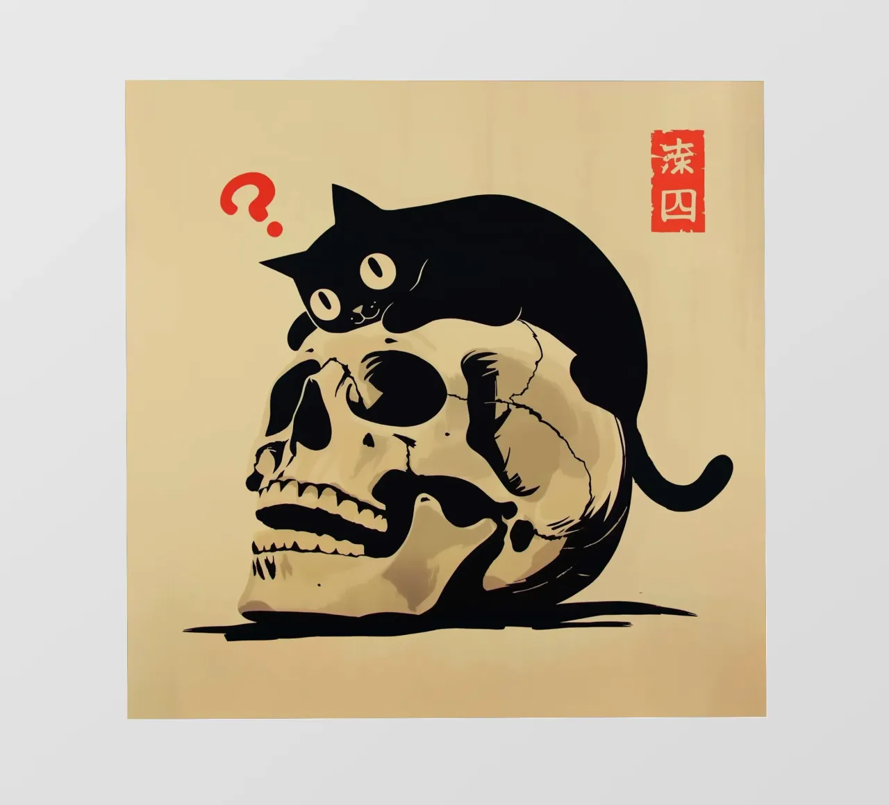 To meow or not to meow telo in pvc da 2toastdesign