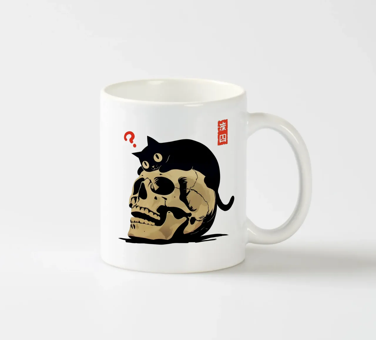 To meow or not to meow tazza in ceramica da 2toastdesign