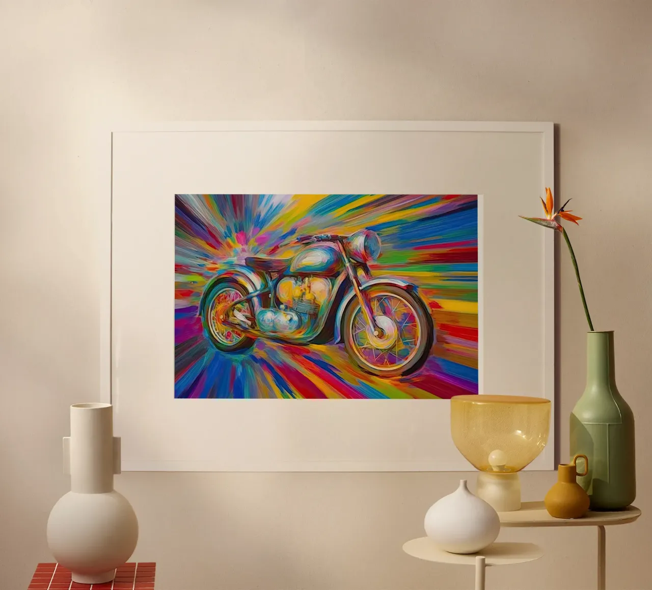 Arte da parete di Imagine poster con telaio in alluminio da Imagine