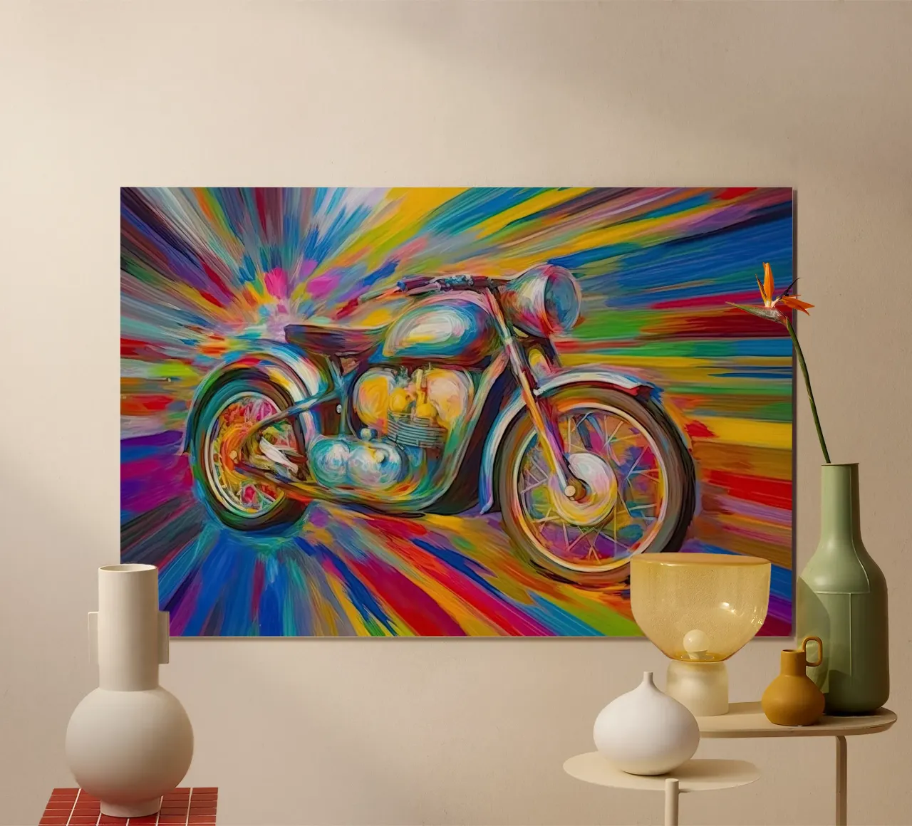 Arte da parete di Imagine poster con telaio in alluminio da Imagine