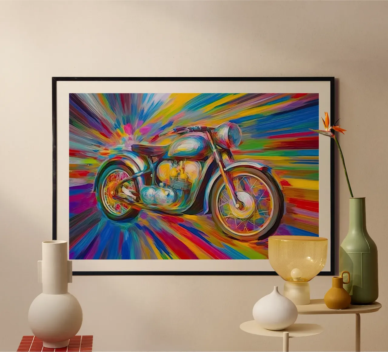Arte da parete di Imagine poster con telaio in alluminio da Imagine